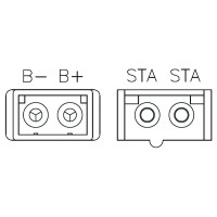 Gelijkrichter / Spanningsregelaar Briggs &amp; Stratton 303772_1