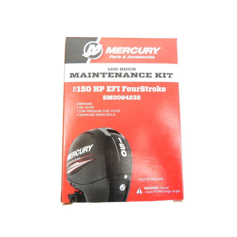 Onderhoudskit Mercury 150CV EFI 4-takt Injectie 100h