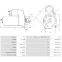 Startmotor Citroën BX 17 1.8-1