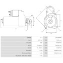 Startmotor BMW Z3 2.0-1