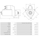 Startmotor Seat CORDOBA 1.9-1