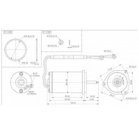 Moteur de Trim CS3-43880-00 Yamaha 40CV 2T